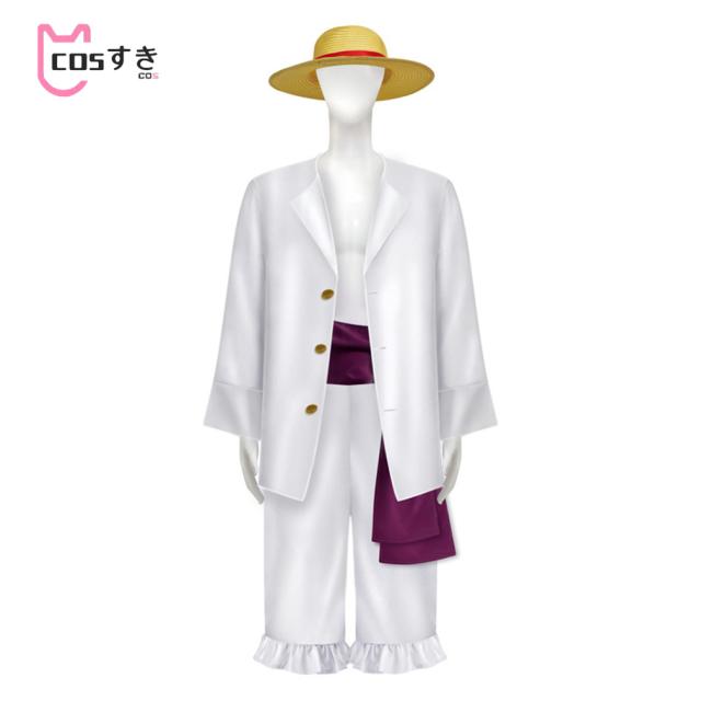 ONE PIECE モンキー D ルフィ ニカ フィギュア ギア5 風 コスプレ衣装